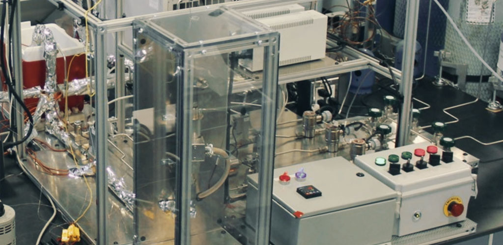 The methanol reactor at Edmonton-based Quantiam Technologies is an important part of their work to produce methanol from captured CO<sub><figcaption id=